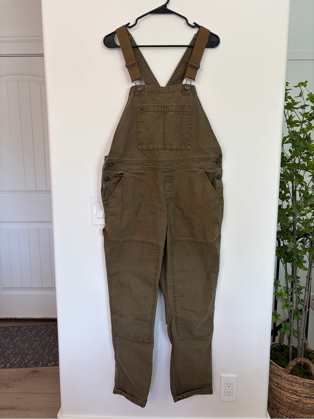 Olive Green Women's REI Overalls